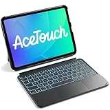 Design magnétique détachable et ultra-léger : Le clavier iPad Air et la coque de protection sont reliés magnétiquement, permettant une séparation facile en seulement 1 seconde. Conçu pour la mobilité, son boîtier léger vous suit partout avec une flexibilité totale. Panneau arrière réglable en modes paysage et portrait pour travail, films, dessin, lecture et plus.