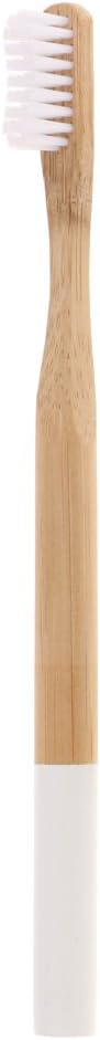 4 x E-Cron Bamboo Toothbrush (White) with Eco-friendly - Image 5