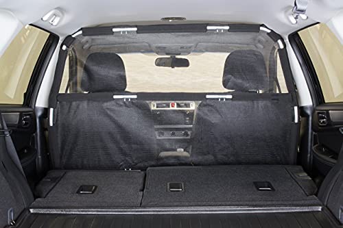 Bushwhacker Deluxe Dog Barrier 56" Wide for Trucks, Large SUVs, Full-Sized Sedans – Backseat Divider, Mesh Net Screen Shield for Cargo Area Behind Front Seats, Vehicle Gate for Dog Safety and Travel - Image 6