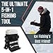 Rod Bud™ - The Ultimate 5 in 1 Fishing Tool, Perfect for Ice, Fly and Summer Fishing! - (Line Cutter, Hook Eyelet Threader, Hook Eyelet Cleaner, Line Trimmer, Hook Sharpener)