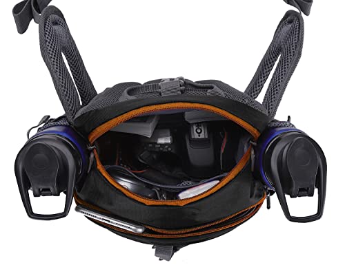 Hiking Fanny Pack With Water Bottle Holder 5L Waist Pack Outdoor Women Men Large - 3 Ways To Carry Bag #TOP2