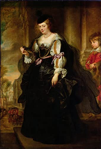 Tableau Portrait d'Hélène Fourment par Rubens - Impression d'Art Murale Premium 60x90cm