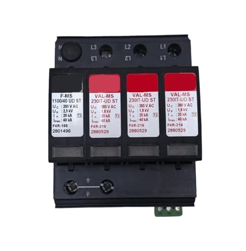 Parafoudre de Type 2 VAL-MS 230IT/3+1/FM/S1 évite les pannes surtension rail DIN