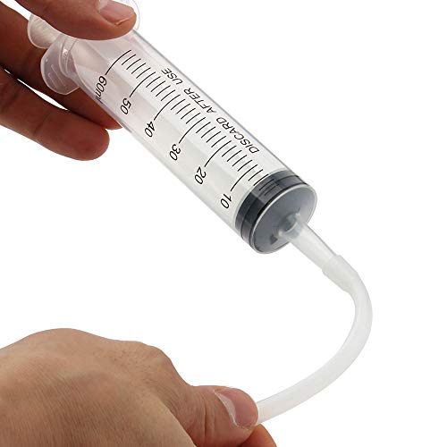 DECDEAL Injetor de selante sem câmara de ar para pneus de bicicleta Kit de mangueira de borracha de