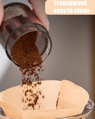 Image of Coffee Grinder Manual with Coffee Accessories Tool Set - Barista Coffee Machine Accessories for Home Kitchen - Coffee Tools for Pour Over, Espresso, French Press, Drip Coffee Maker
