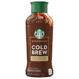 Starbucks Cold Brew Coffee, Vanilla Sweet Cream, 40 Fl Oz Bottle, Naturally Flavored, Colombian Blend, Iced Coffee Drink
