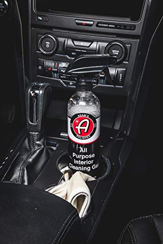 Adam's Polishes All Purpose Interior Cleaning Gel - Best For Detailing Leather Seats Vinyl Carpet Upholstery Plastic Rubber Interior Surfaces Floor Mats & Car Accessories Boat RV Motorcycle Parts