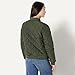 Amazon Essentials Women's Regular-Fit Quilted Bomber Jacket, Dark Olive, Medium