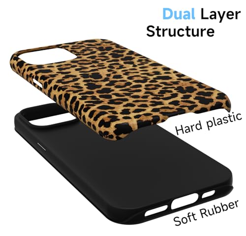 Coque imprimée guépard compatible avec iPhone 11 luxe