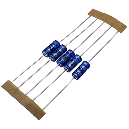 20x Elko Kondensator axial 1µF 100V ; MAL203039108E3 ; 1uF Cover