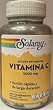 SOLARAY Vitamin C 1000mg | Con Escaramujo Y Acerola | Acción Retardada| Sin Gluten | Apto Para Veganos | Comprimidos, One size, Vanilla, 100 Unidad
