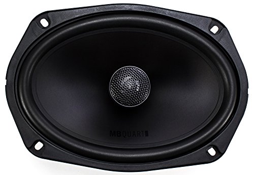Mb Quart Dk1-169 Discus 2-Way Car Coaxial Speaker System With 0.75-Inch Aluminum Dome Tweeter On Silk Surround, 6 X 9-Inch, Set Of 2 #TOP2