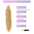 Curly Crochet Hair 30Inch 2 Packs Deep Wave Crochet Hair with Crochet Hook, Long Ocean Wave Braiding Hair for Women, Synthetic Hair Curly Braiding Hair Extensions Light Brown(27#)