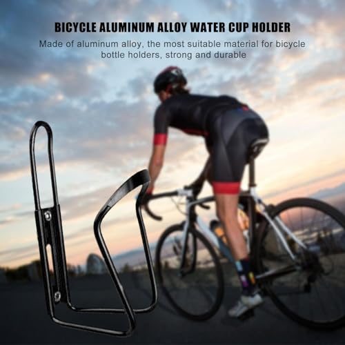 Lightweight Aluminum Alloy Water Bottle Cage for Mountain Bikes - Bicycle Cup Holder With Screws, Firmly Hold Design - Image 2
