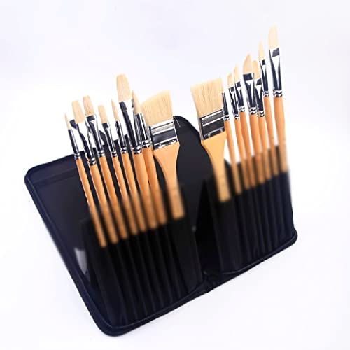 Pinceaux gouache et peinture à l'huile en bois pour vos ateliers créatifs et beaux-arts