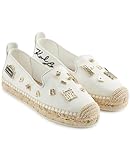 KARL LAGERFELD Paris Women's Shoes Women's Shoe,Bright White, 8