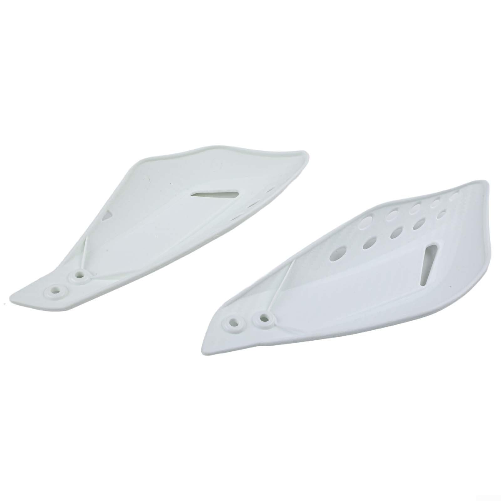 Motocross Hand Guards Dirt For Bike Handlebar Protectors For ATV UTV Hand Shields Windproof Brush Guards Off Road Hand Defenders Aluminum Alloy Handguard Set(white) — view 4