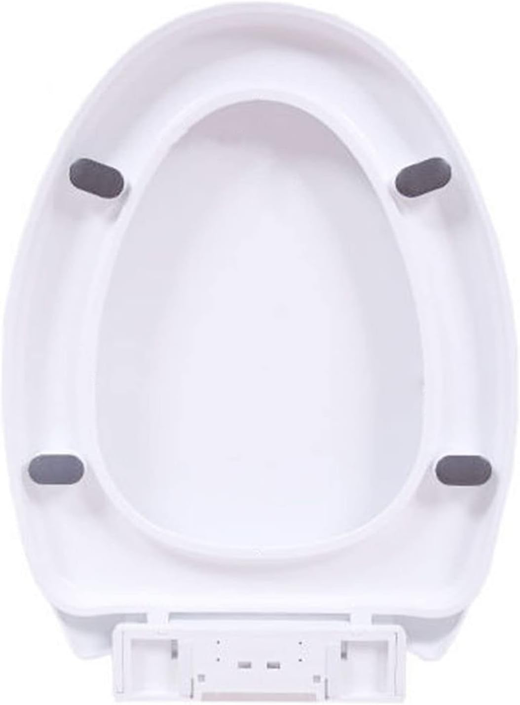 Elongated Toilet Seat, Wide Choice of Slow Close Toilet Seats, PP Plastic, Strong Hinges, White