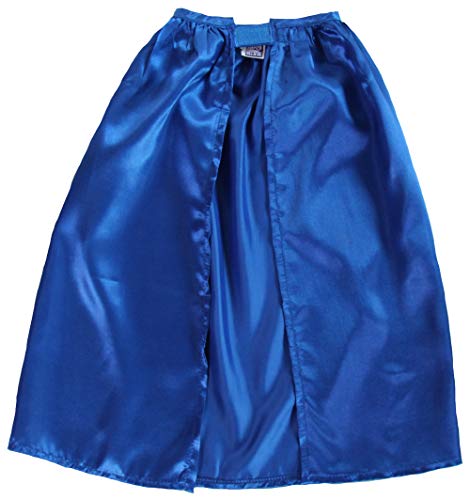 Kids Superhero Cape - Satin - Blue - 20
