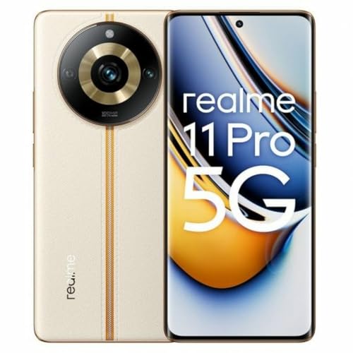 realme Smartphone 11 Pro, Beige, 8 GB RAM, Octa Core MediaTek Dimensity, 256 GB