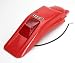 UFO Plastics Enduro Rear Fender Red for Honda XR 250R 400R