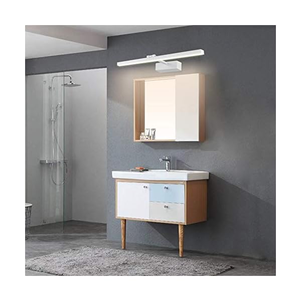 Klighten LED Spiegellampe Bad 61cm, 180 Grad Drehung Wandleuchte für bad IP44, 18W 1170 Lumen Spiegelleuchte Bad… – Bild 4
