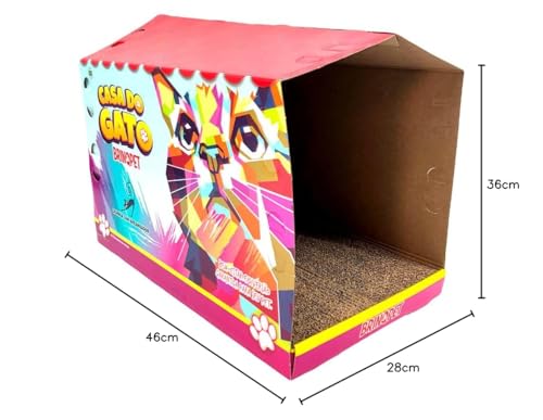 Casinha Para Gatos Com Arranhador