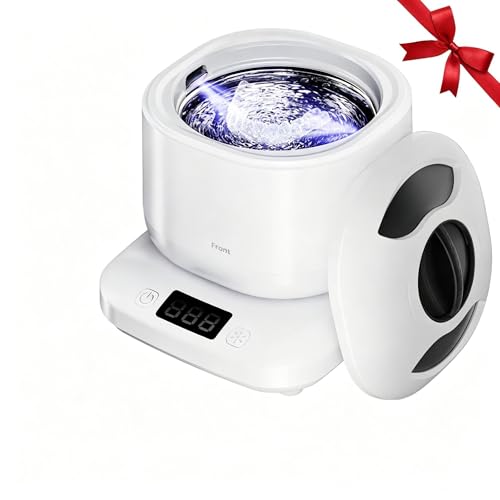 Ultrasonic Jewelry Cleaner with Detachable Tank, Makeup Brush Cleaner Machine