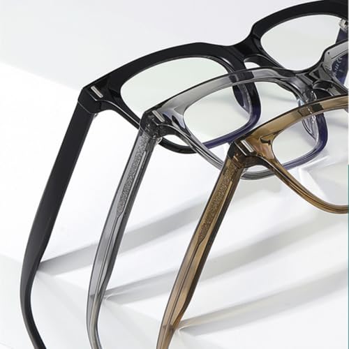 Lunettes de vue acétate transparent monture d'exception chic - 2
