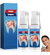 2Pack Tooth Relief for Adults Spray - Soothes Gum Fast, Improves Dryness, Portable Oral Care for ...