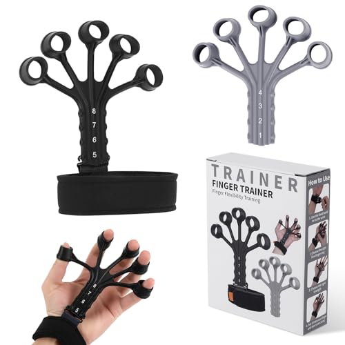 Kit Renforceur De Poignet – 2 Pinces De Musculation Avec 8 Niveaux De Résistance, En Silicone, Pour Sportifs Et Soulagement Du Stress