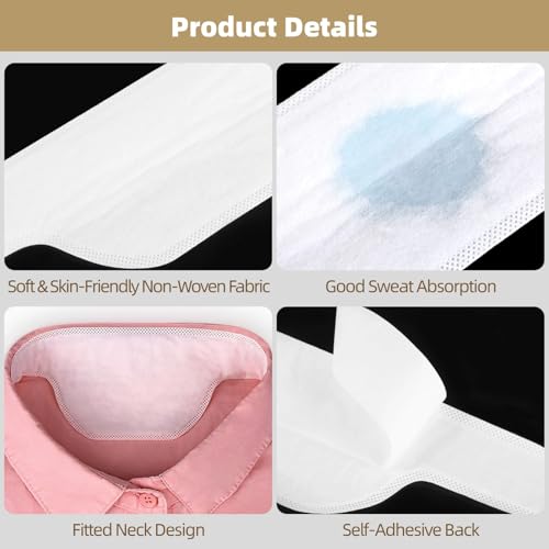 Coussinets de sudation pour col protection jetable contre la sueur - 4