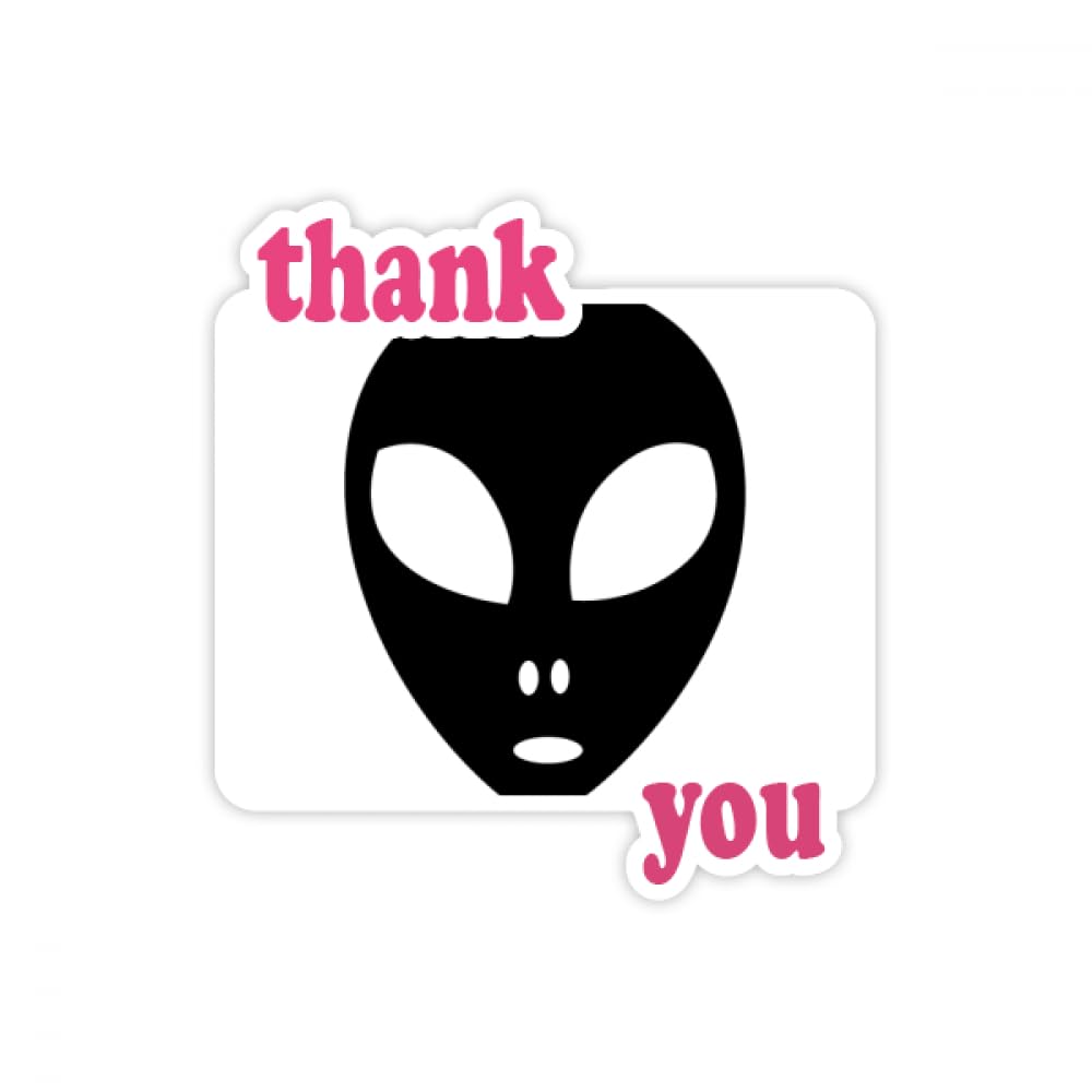 Pegatinas Grateful de alien para decorar recuerdos de cumpleaños y fiestas temáticas
