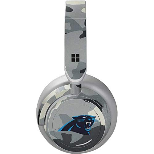 Skinit Decal Audio Skin Compatible with Surface Headphones - Officially Licensed NFL Carolina Panthers Camo Design