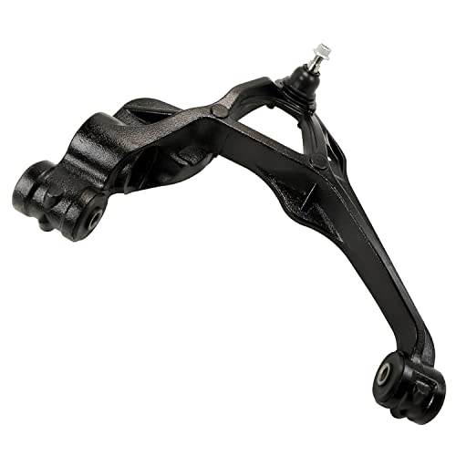 Image of Detroit Axle - 6pc Front End Kit for 2011-2019 Chevy Silverado GMC Sierra 2500 HD 3500 HD, Upper & Lower Control Arms w /Ball Joint Outer Tie Rod Ends 2012 2013 2014 2015 2016 2017 2018 Replacement