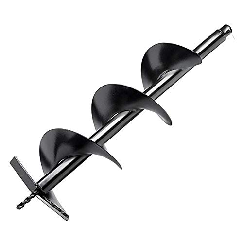 JIANYONG 8x30 inch Steel Gardening Auger Bits For Planting Bedding, Bulbs, Seedlings 3/4 inch Shaft