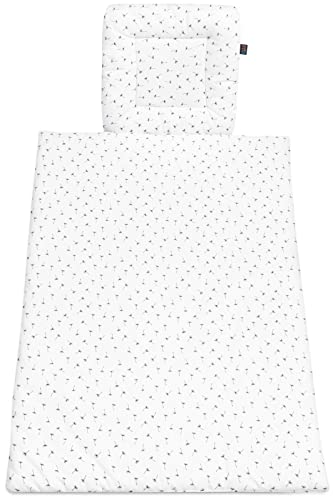 Lajlo - Juego de cama para bebé | Manta con cojín | Juego de cama | Juego de edredón para niños | Manta para cuna Cover