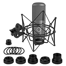 The heavy-duty elastic bands suspend the mic in the shock mount center for isolation from noise, shock, and vibrations. Designed to help prevent vibrations and noise through a mic stand, or boompole from reaching suspension shockmount. Rubber mat bet...