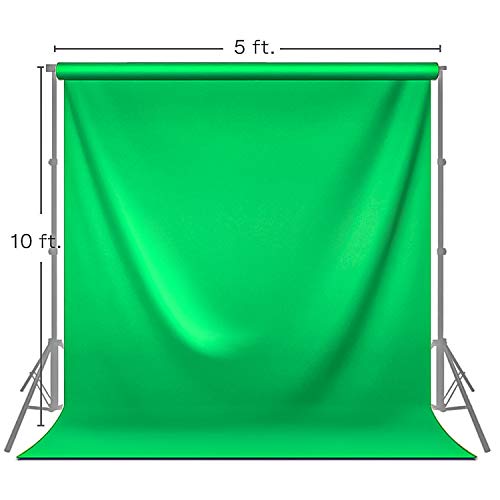Julius Studio JSAG510 Fotostudio-Hintergrund, 1,5 m (B) x 3 m, Grün – Bild 4