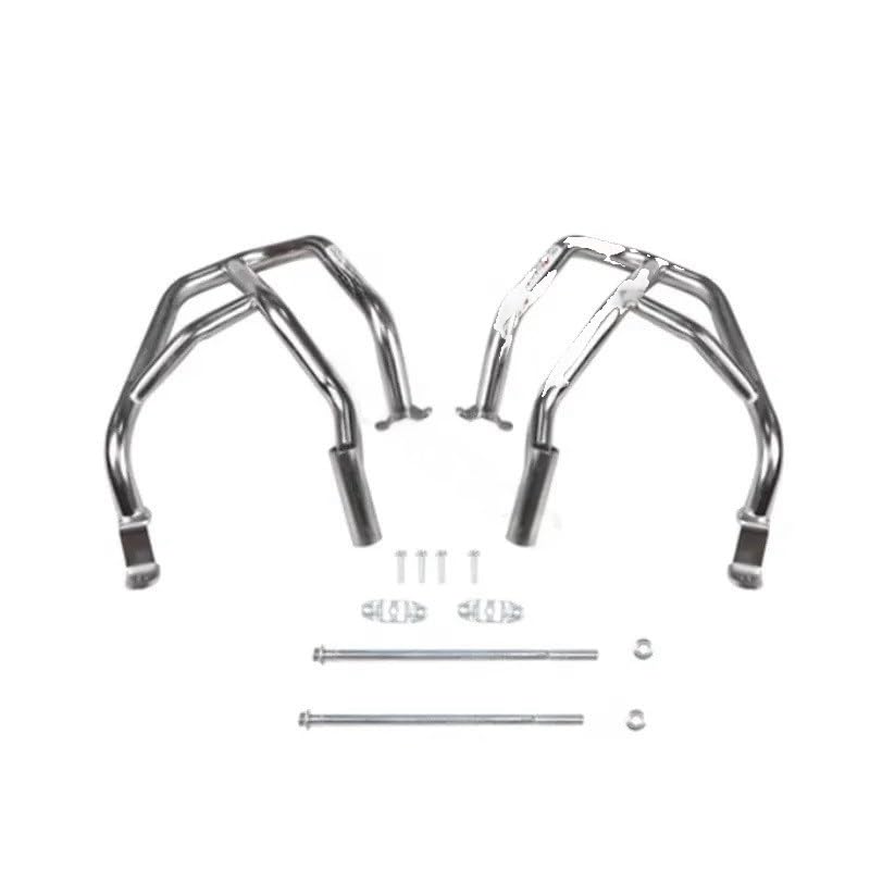 Pare-chocs moteur moto CF-MOTO 450NK barres de protection acier avec blocs de sécurité