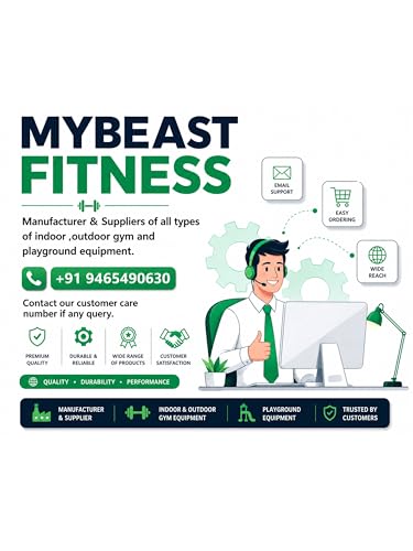 Image of Mybeast Lats Pull Down with Seated Row Dual Pulley Machine with Adjustable Thigh Pad for Commercial Use for Targetting Lats Muscles