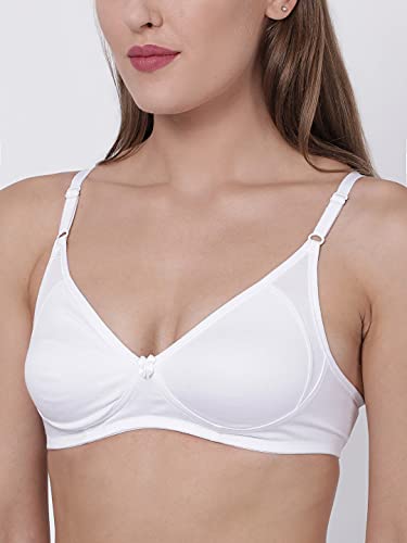 Image of Macrowoman W-Series Women's Cotton Blend Padded Wire Free Modern Seamless Bra