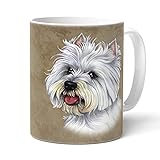 powert gift WESTIE Tasse mit Spruch und Hundemotiv.