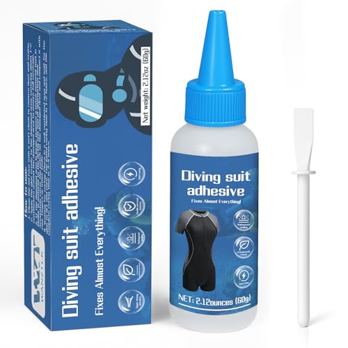 INNOVAYOU 60g Pegamento Neopreno, Flexible Duradero Pegamento Para Reparar Trajes Neopreno, Ideal Para Reparar Agujeros y Desgarros en Vadeadores, Trajes de y Zapatos Inflables