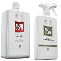 Autoglym paint protection value bundle. includes Super Resin 1L and Rapid Ceramic. Remove contamination, oxidisation, light scratching then protect.