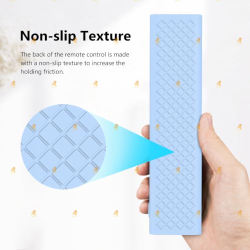 Image of RAYA Silicone Cover Compatible with 2026 Hisense TV Remote E7Q PRO / U6N PRO Model TV Remote Protection Case (Blue)