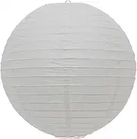 Luminária Japonesa Lanterna Decoração Oriental Pendente Papel 60 cm Branca