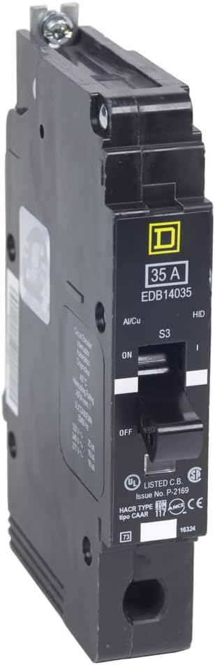 SCHNEIDER ELECTRIC 277-VOLT 60-AMP EGB14060 Miniature Circuit Breaker 277V 60A