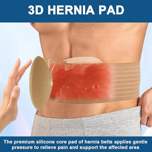 Faja para hernia umbilical para hombres y mujeres, soporte ajustable XL miniatura 5
