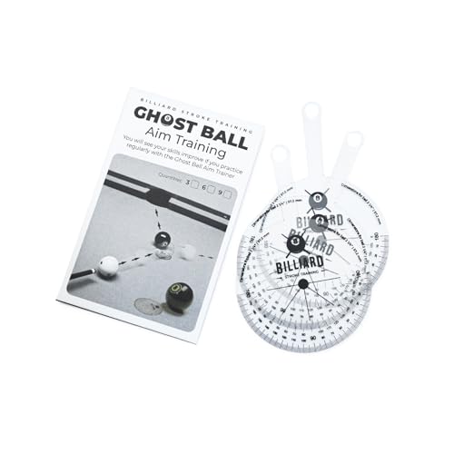 BILLIARD STROKE TRAINING 3pcs Ghost Ball Aim Trainer for Billiards | Practice Tool & Aiming Aid for Beginners & Pros – Improve Cue Ball Control & Shot Accuracy